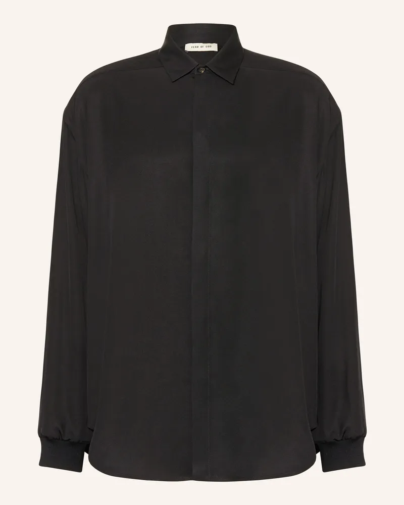 Fear of God Seidenhemd Comfort Fit Schwarz