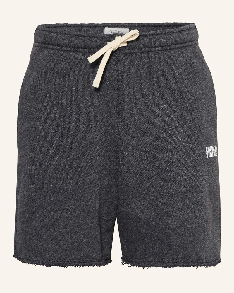 American Vintage Sweatshorts DOVEN Dunkelgrau