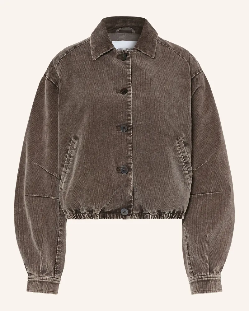 Samsøe & Samsøe Overjacket Sakella Aus Cord braun Beige