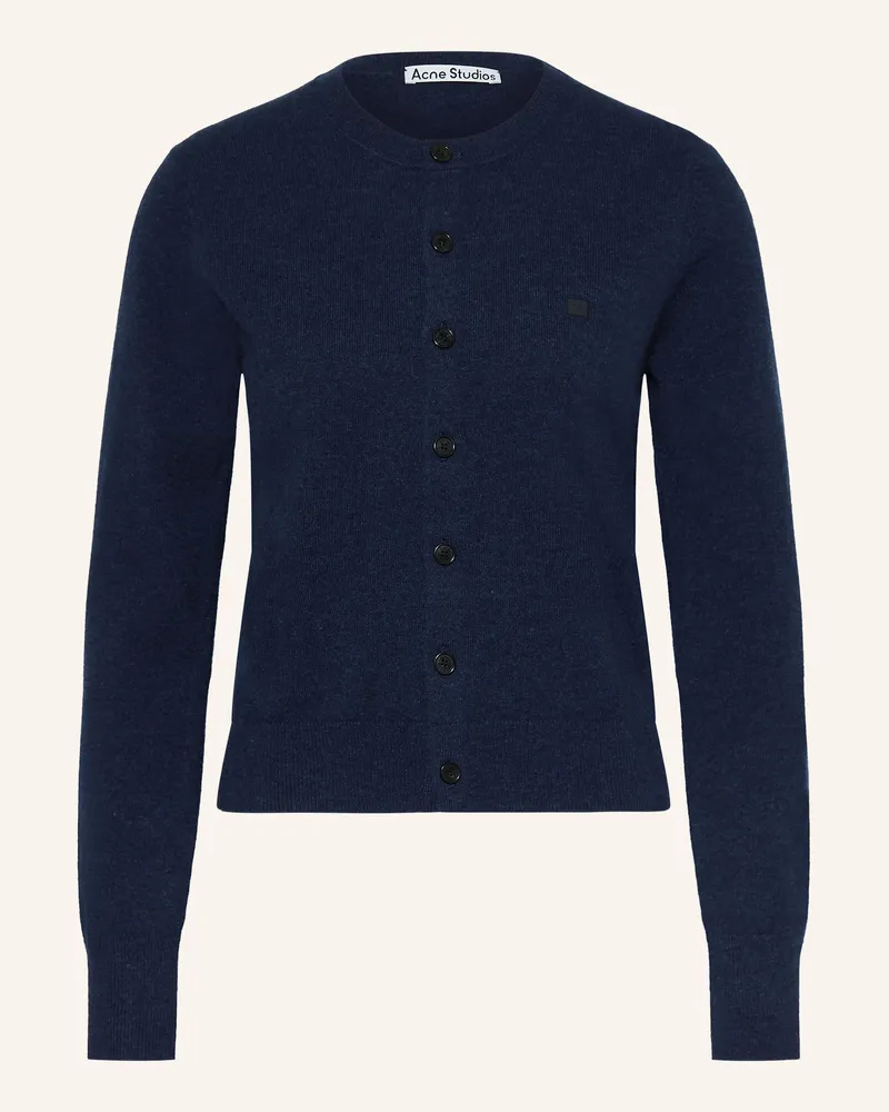 Acne Studios Strickjacke Dunkelblau