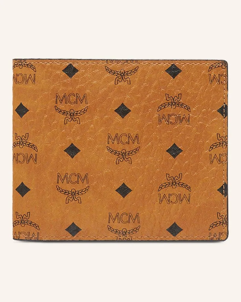 MCM Geldbörse Cognac