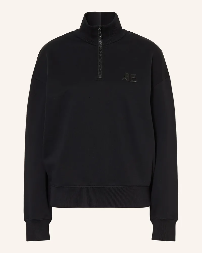 Courrèges Sweat-Troyer schwarz Schwarz