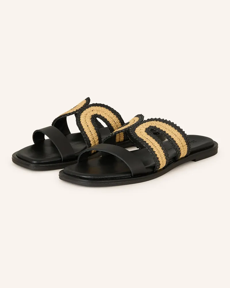 Marc O'Polo Pantoletten MARIT 6D Schwarz