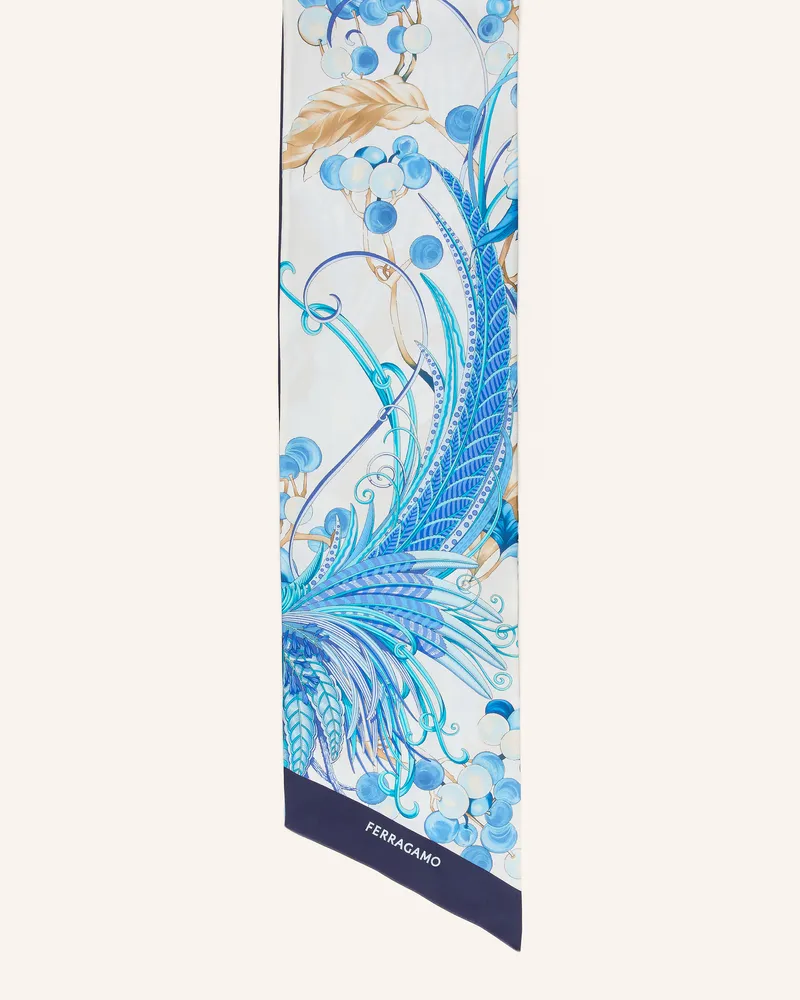 Ferragamo Seidenschal Creme