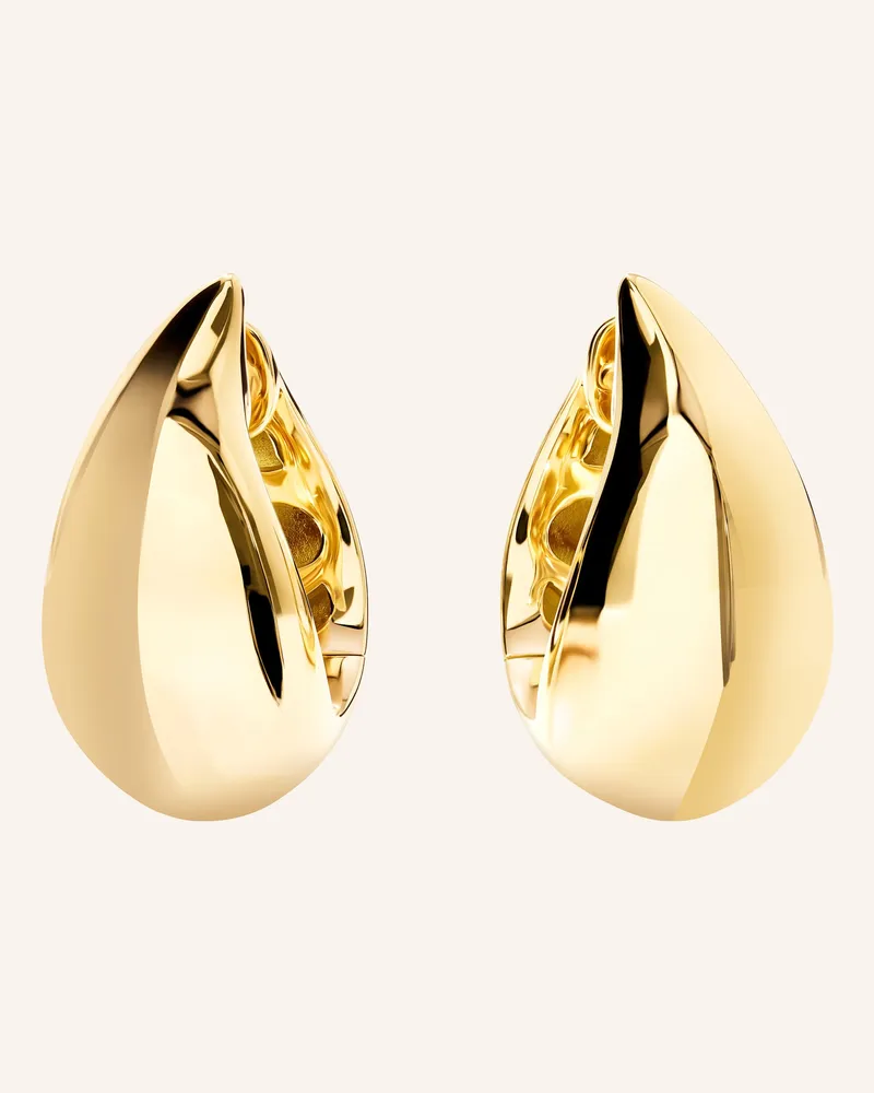 TAMARA COMOLLI Ohrringe Signature Ohrringe Huggies Curved Drop gold Gold