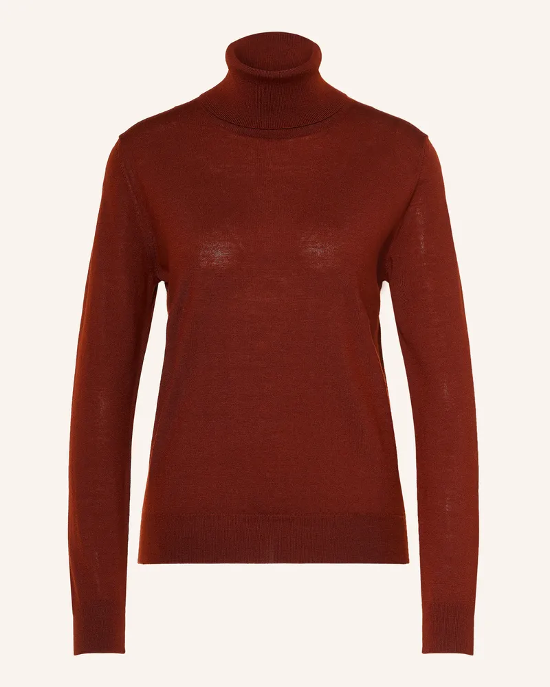 Darling Harbour Rollkragenpullover braun Cinnamon