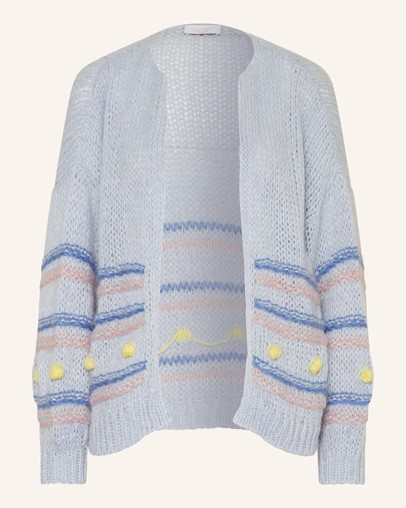 Rich&Royal Strickhülle mit Mohair Blaugrau