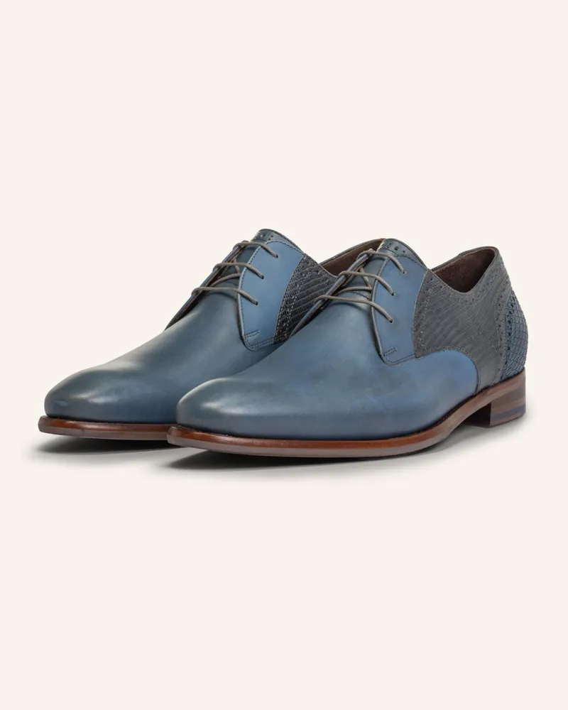 Floris van Bommel Schnürer DE STAPPER 39 Blau