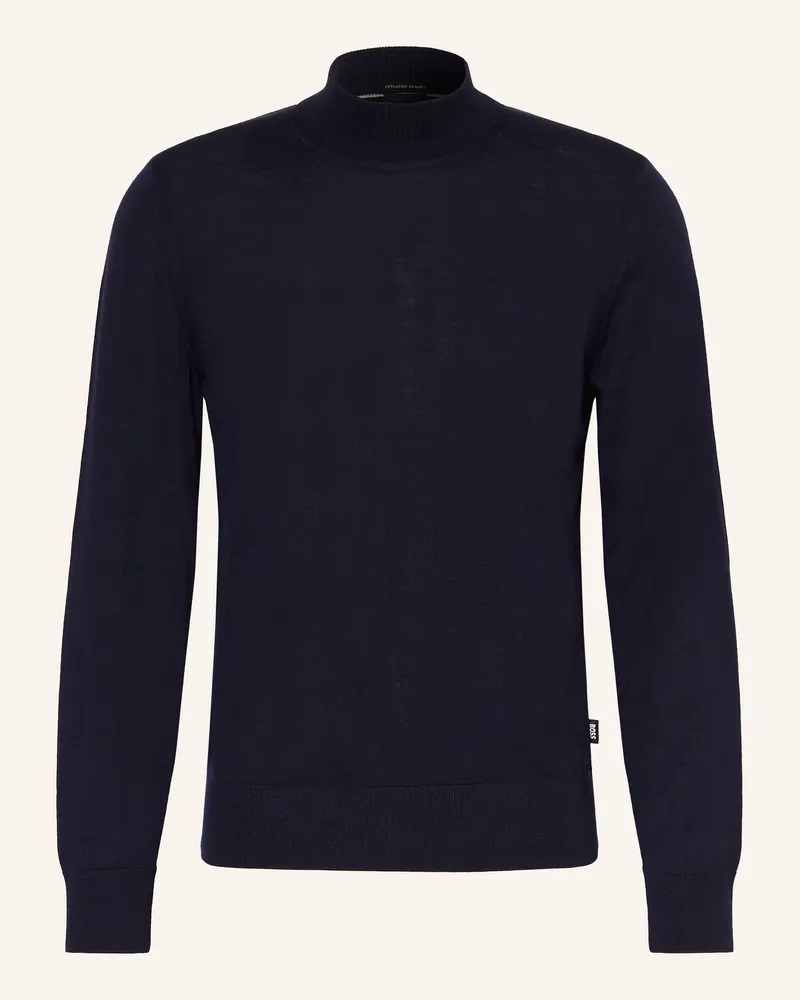 HUGO BOSS Pullover H-Bjarno blau Dunkelblau