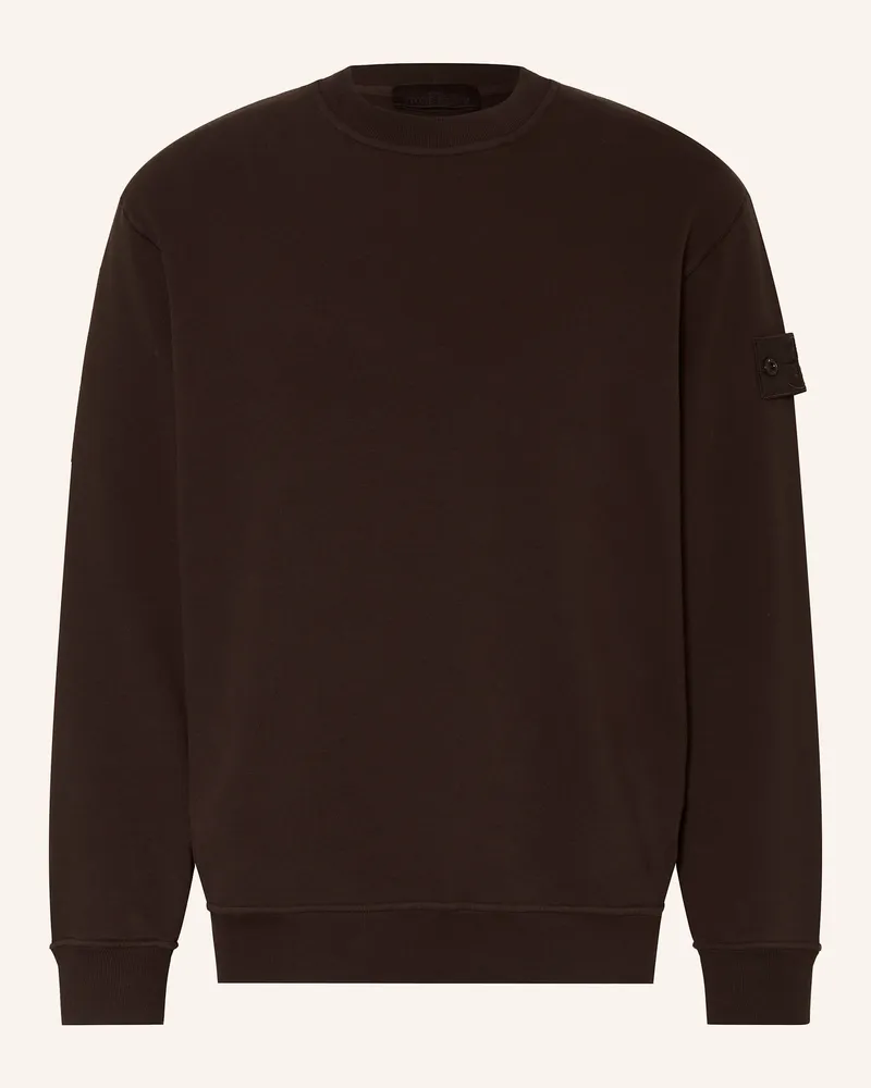 Stone Island Sweatshirt GHOST Dunkelbraun