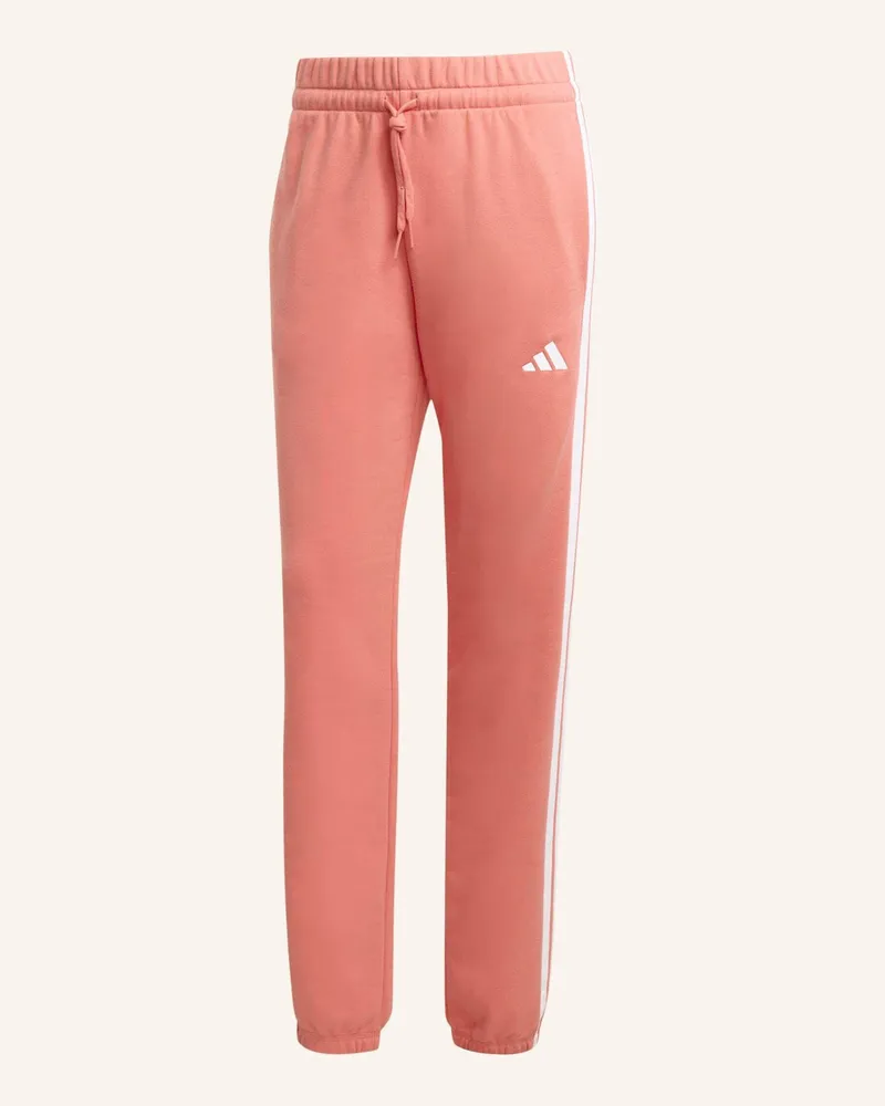adidas Sweatpants ESSENTIALS 3-STREIFEN Rot