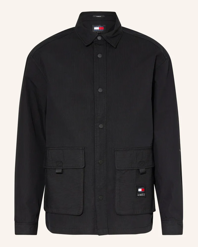 Tommy Hilfiger Overshirt schwarz Schwarz