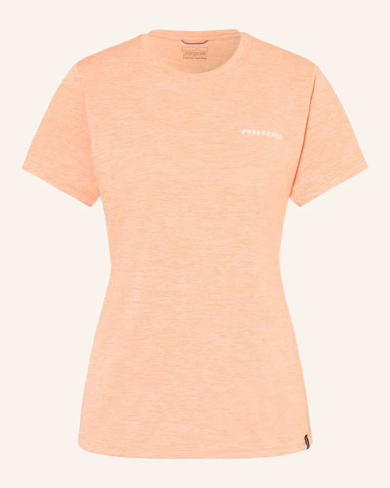 Patagonia T-Shirt Capilene® Cool Daily orange Hellorange