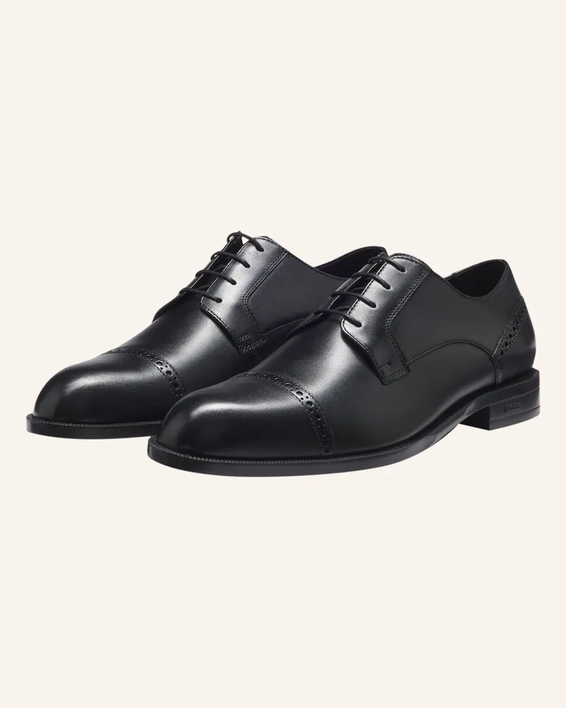 HUGO BOSS Business-Schnürschuh Tayil_Derb_Butcbr schwarz Schwarz
