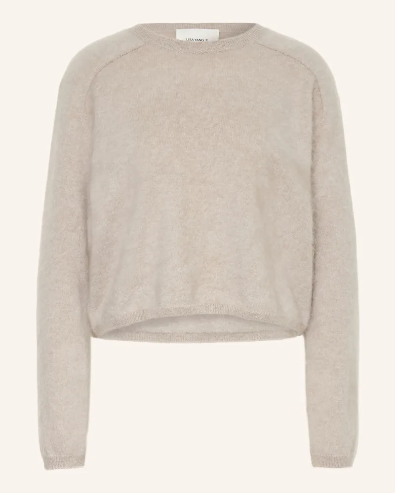 Lisa Yang Cashmere-Pullover Lexia beige Hellgrau