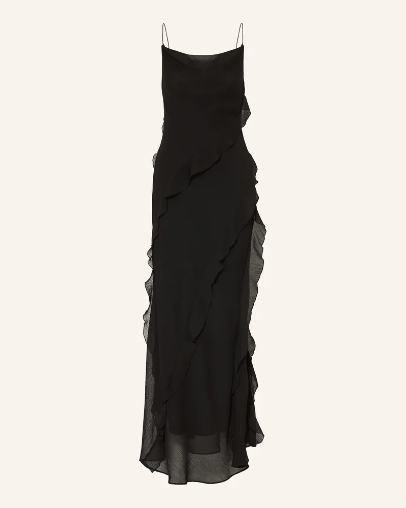 Mrs & HUGS Kleid Mit Volants schwarz Schwarz