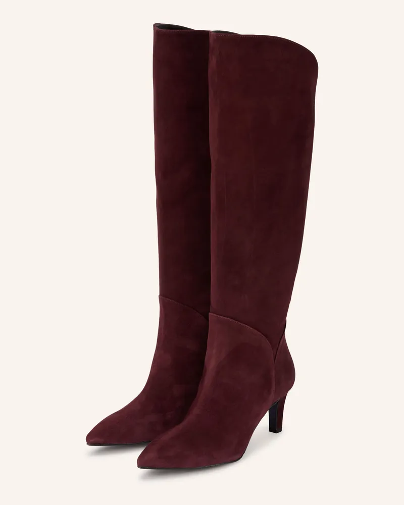 lilienfels Stiefel rot Dunkelrot