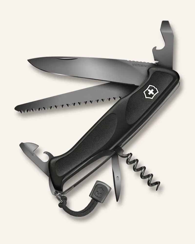 Victorinox Taschenmesser Ranger 55 Grip Onyx Black schwarz Schwarz