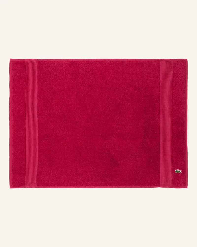 Lacoste Badematte Llecroco rot Fuchsia