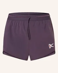 District Vision 2-in-1-Laufshorts Lila