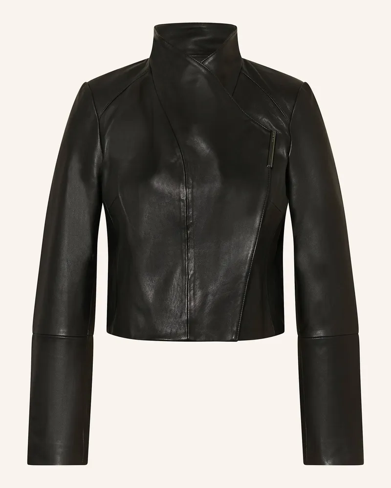 Ted Baker Lederjacke RIYOZE Schwarz