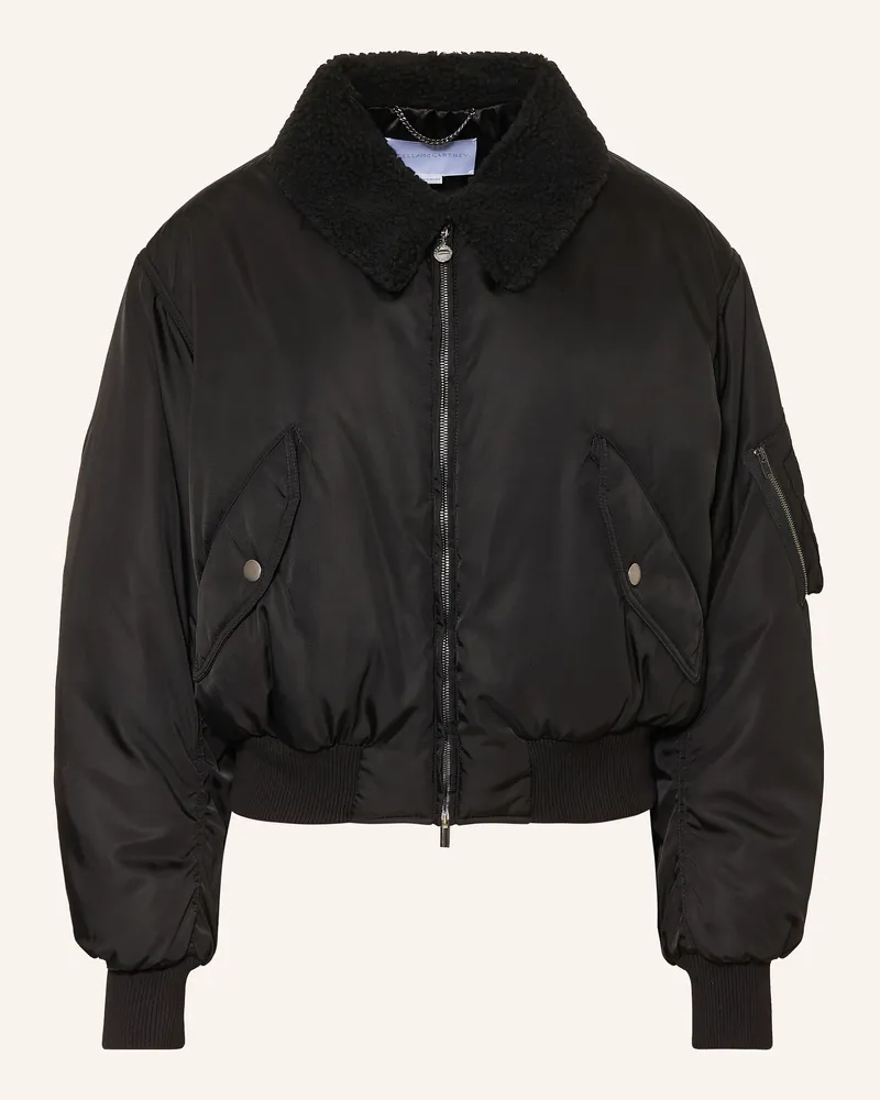 Stella McCartney Blouson schwarz Schwarz