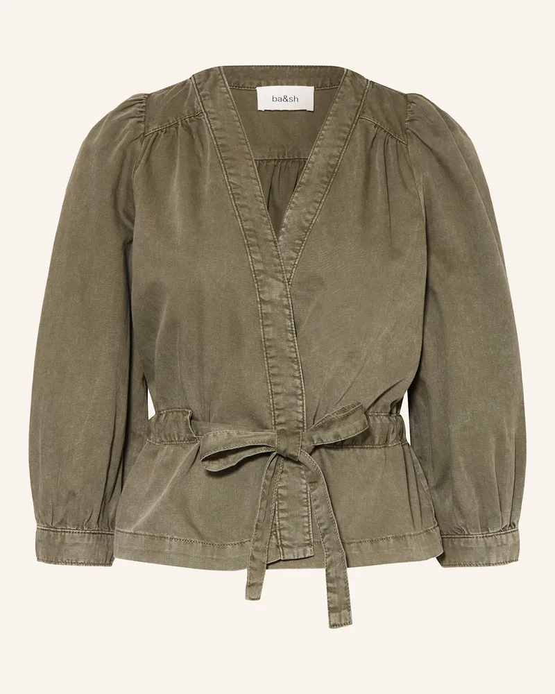 ba&sh Bluse Olavina gruen Khaki