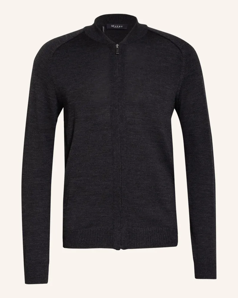 Maerz Strickjacke grau Dunkelgrau