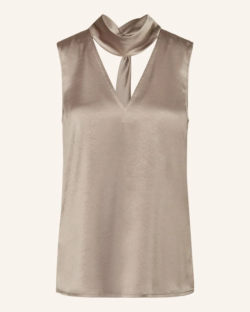 Riani Satintop Mit Schluppe beige Taupe