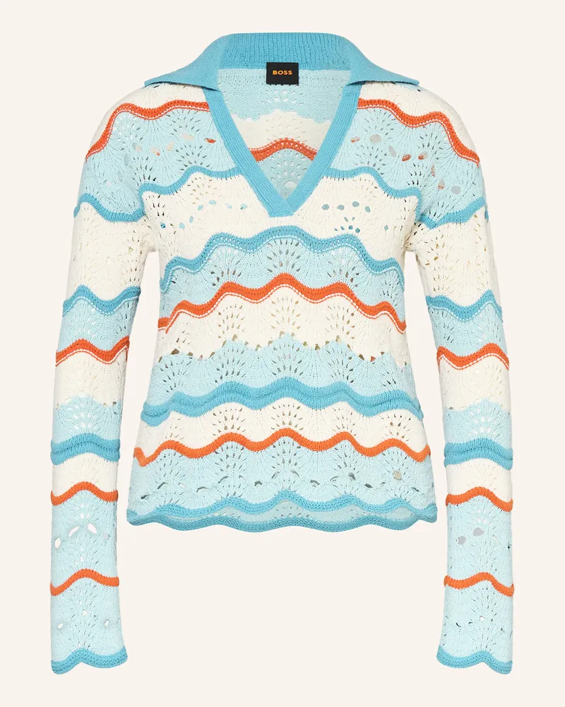 HUGO BOSS Pullover FYDER Türkis