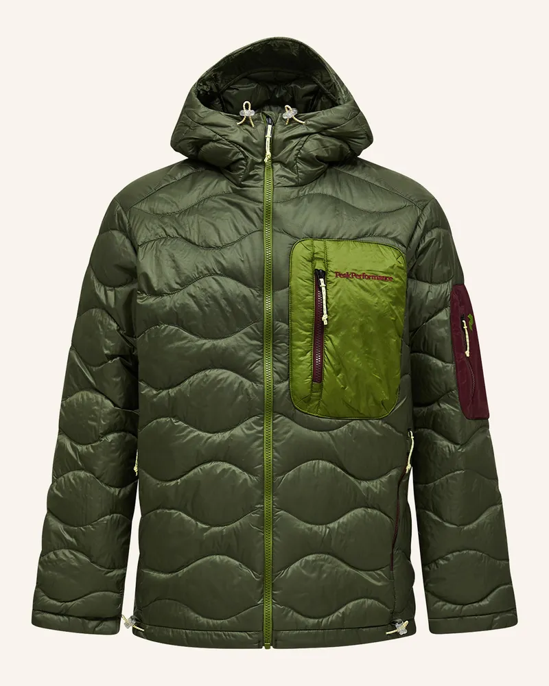 Peak Performance Lightweight-Daunenjacke Helium Utility gruen Oliv