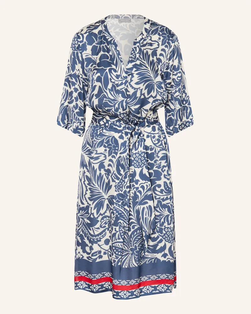 White Label Satinkleid Mit 3/4-Arm blau Dunkelblau
