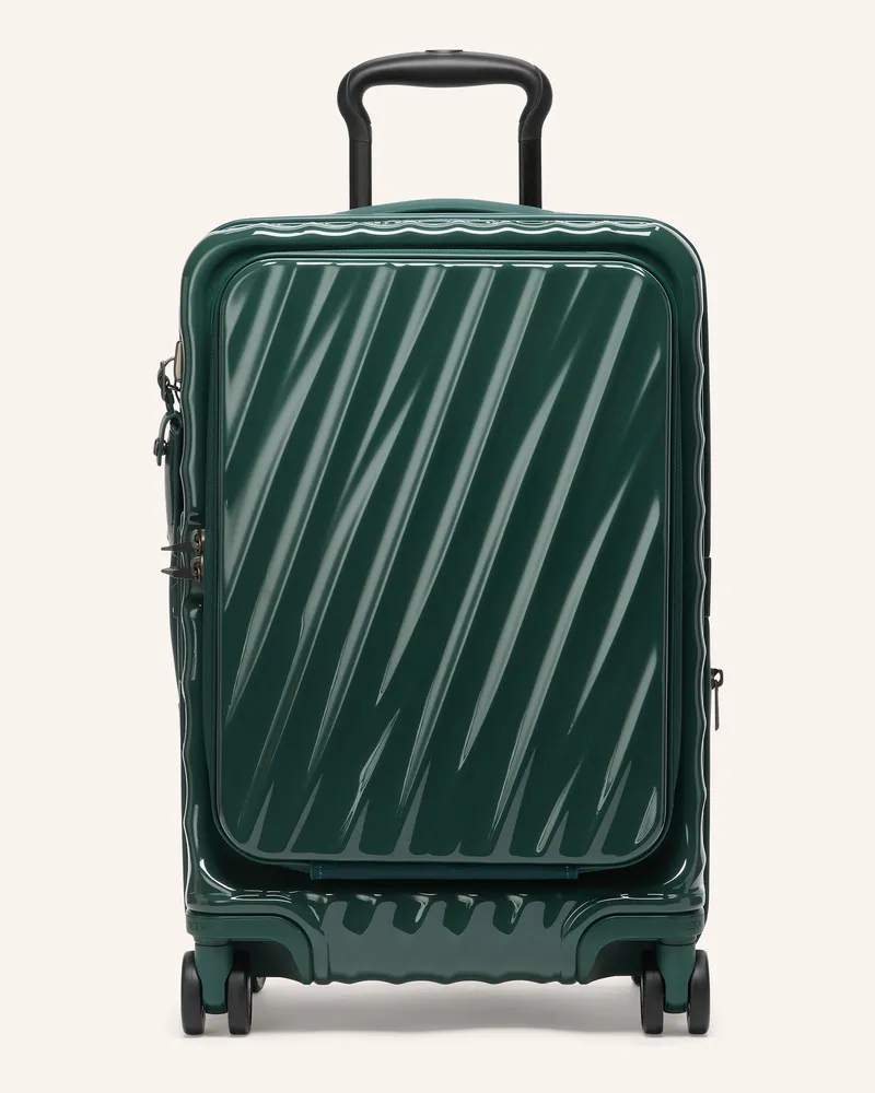 Tumi 19 Degree Trolley Large Front Access Expandable Cabin gruen Dunkelgrün