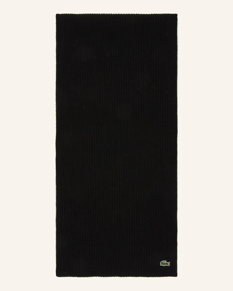 Lacoste Schal Schwarz