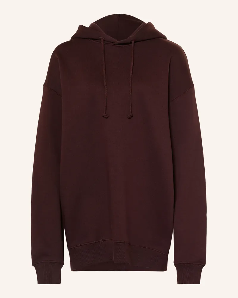 Juvia Oversized-Hoodie Tatjana rot Dunkelbraun