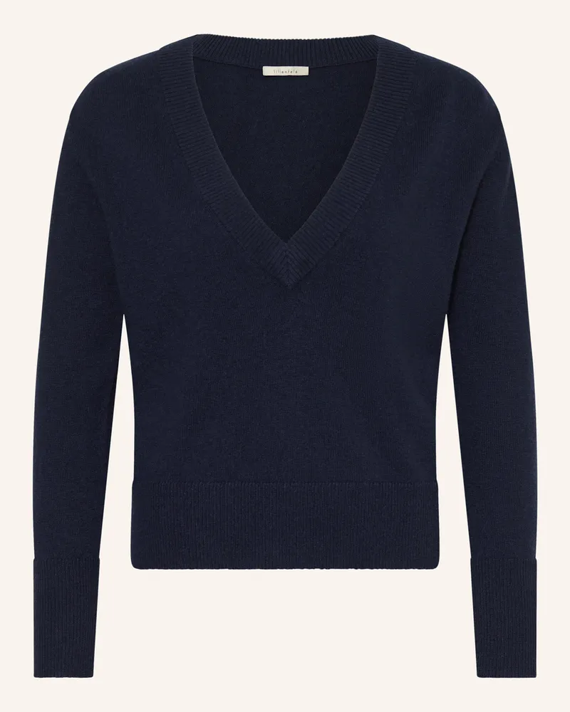 lilienfels Cashmere-Pullover Dunkelblau