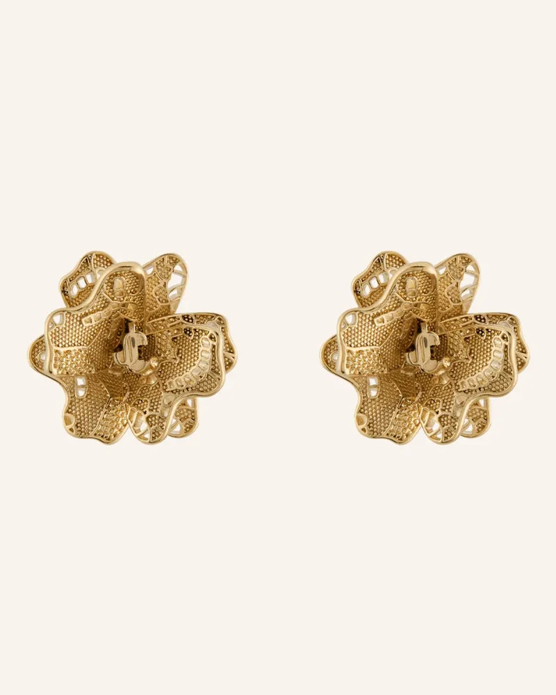 Jimmy Choo Ohstecker Lace Corsage gold Gold
