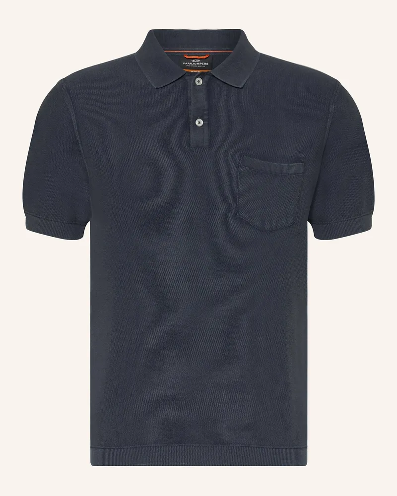 Parajumpers Strick-Poloshirt RAF Dunkelblau