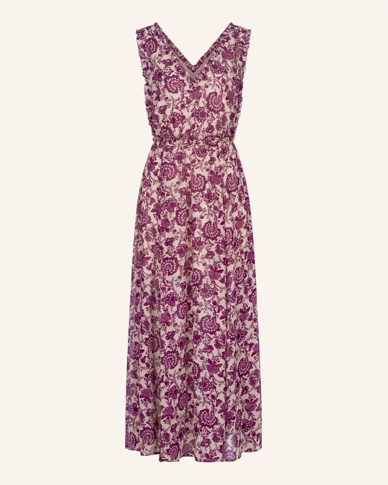 CLAIRE LUISE Talliertes Maxikleid Lila