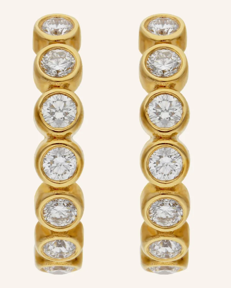 CADA Ohrringe Julie Hoops gold Gold