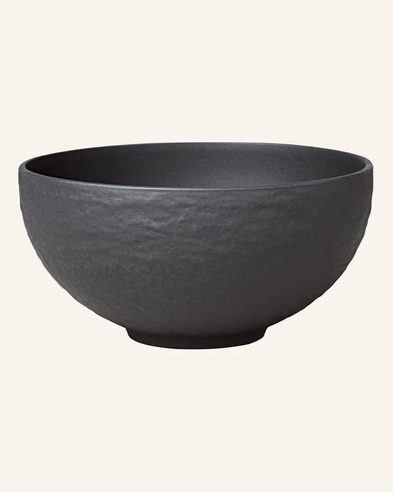 Villeroy & Boch Schale MANUFACTURE ROCK Schwarz