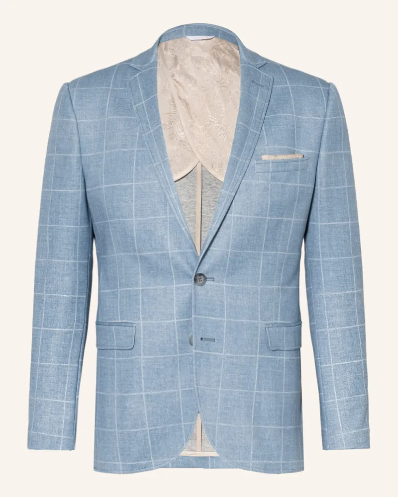 paul Anzugsakko Slim Fit blau Hellblau