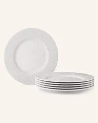 Villeroy & Boch 6er-Set Speiseteller MANUFACTURE ROCK Weiss