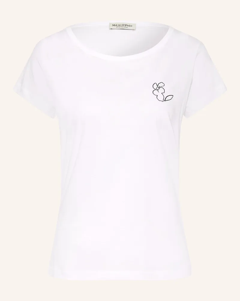 Marc O'Polo T-Shirt weiss Weiss