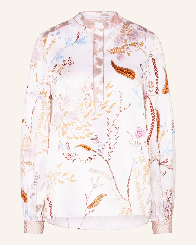 Herzen's Angelegenheit Blusenshirt aus Seide Ecru