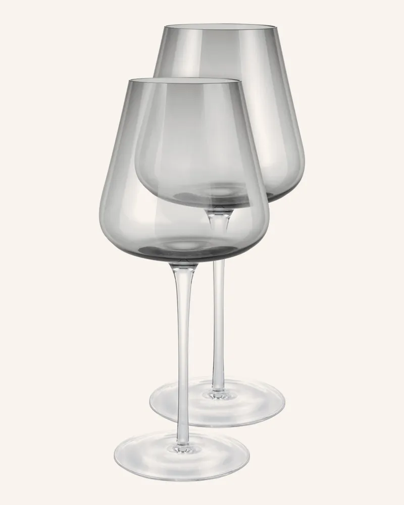 Blomus 2er-Set Weingläser Belo grau Grau