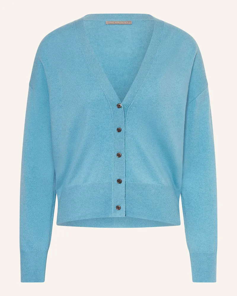 (THE MERCER) N.Y. Strickjacke aus Cashmere Hellblau