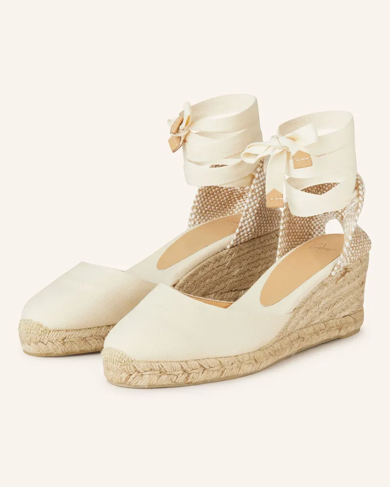 Castañer Wedges CARINA Creme