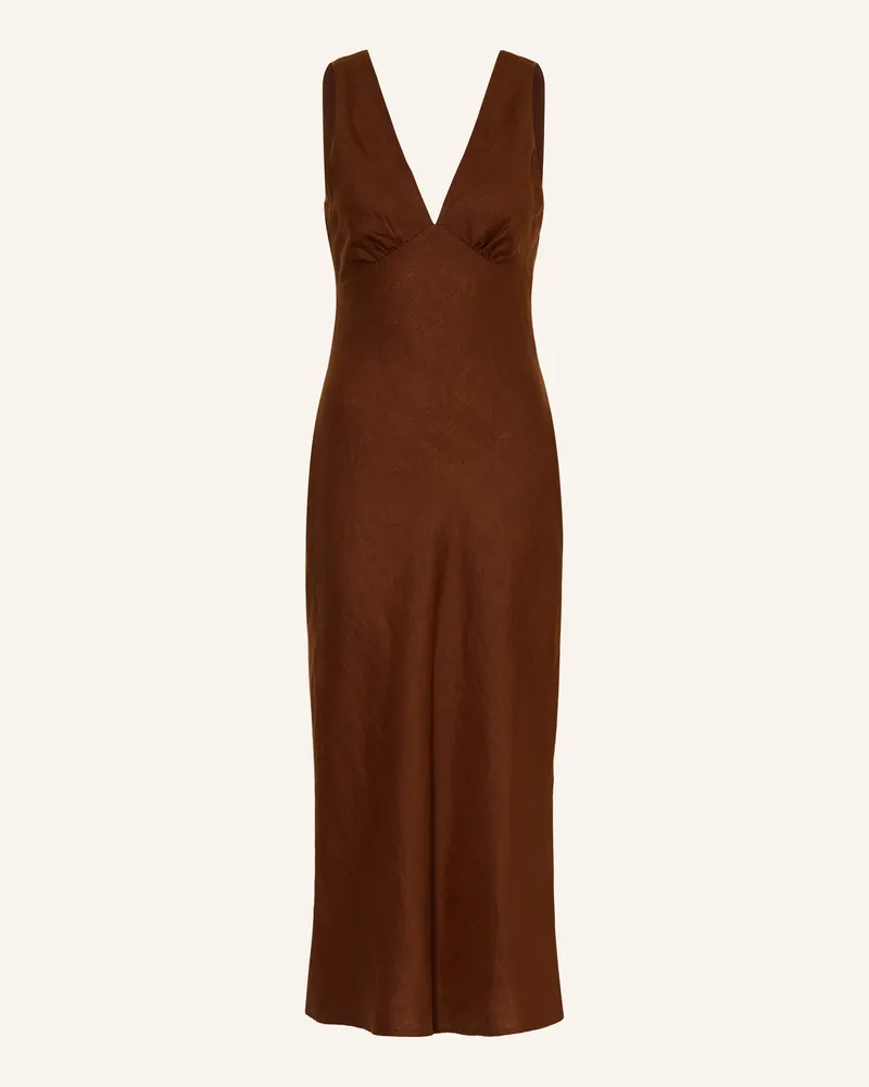 RAILS Leinenkleid Avianna braun Dunkelbraun