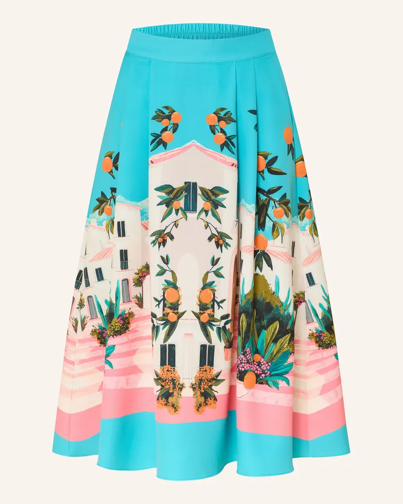 Betty Barclay Faltenrock blau Türkis